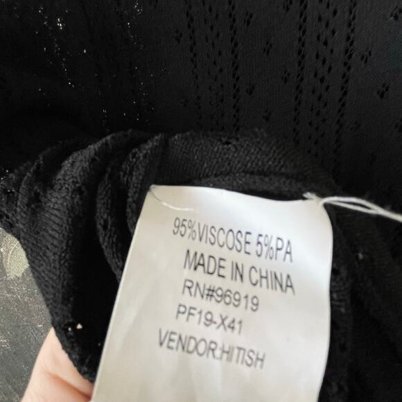 Marc Jacobs The Camisole Pointelle Tank in Black Size Small - Picture 3 of 7